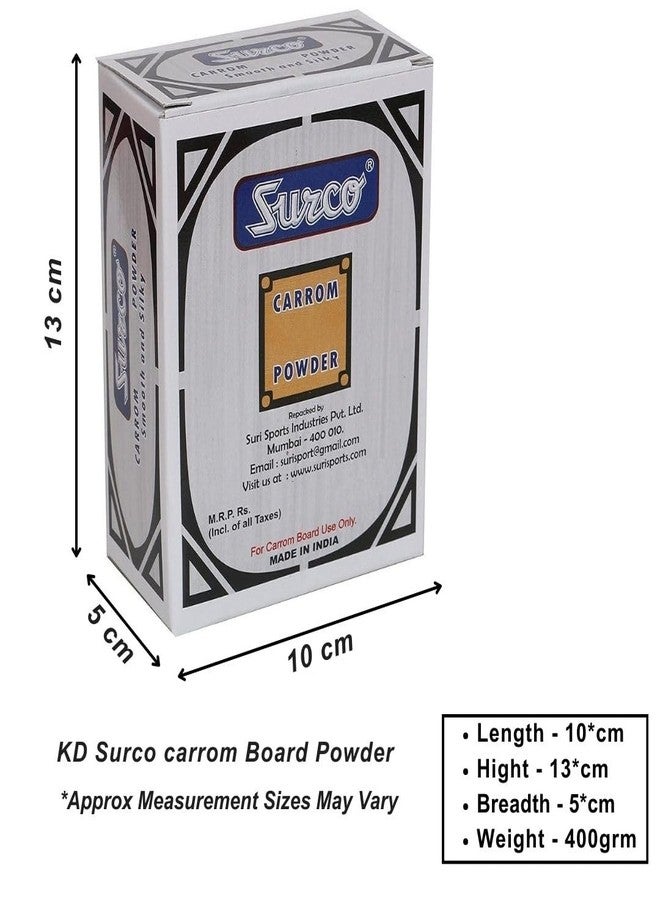 Surco Professional Carrom Board Powder for Carrom Board - 400 GMS - Image 3
