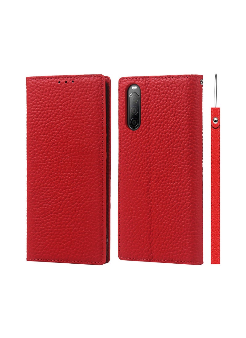 Suteni - Flip Cover Card Slots Leather Phone Case for Sony - Image 1