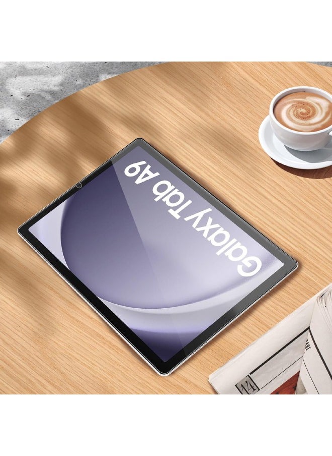 واقي شاشة من قطعتين لجهاز Samsung Galaxy Tab A9، [Ultra HD] [صلابة 9H] [مضاد للخدش] [مضاد للفقاعات] شاشة زجاجية مقواة متوافقة مع قلم S لجهاز Samsung Tab A9 8.7 بوصة 2023 (مربع، عبوتان)