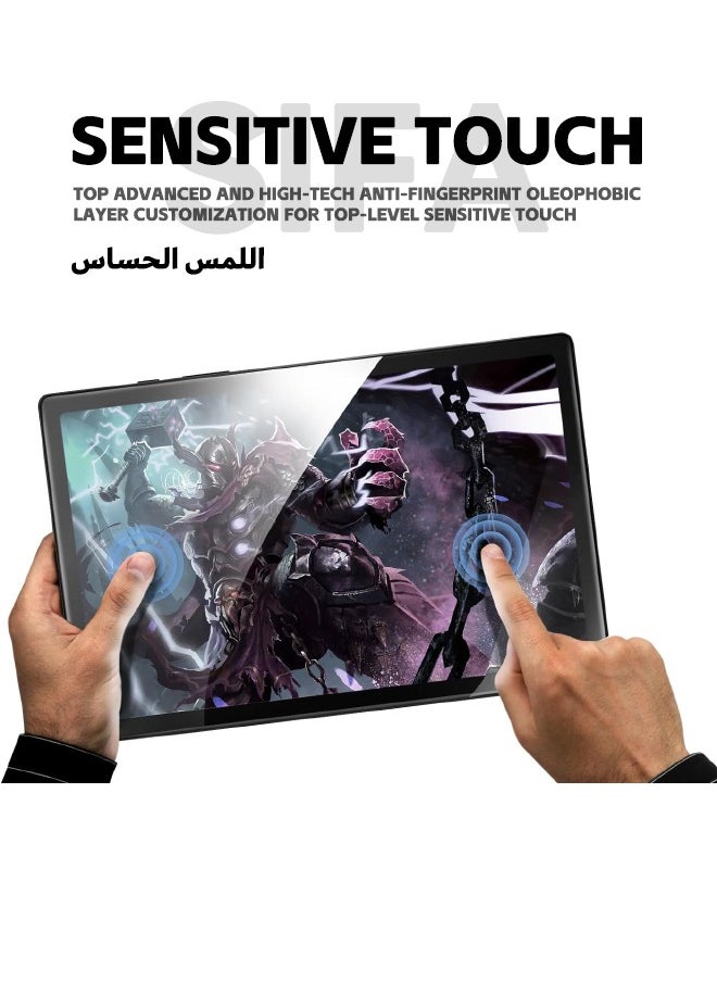 واقي شاشة من قطعتين لجهاز Samsung Galaxy Tab A9، [Ultra HD] [صلابة 9H] [مضاد للخدش] [مضاد للفقاعات] شاشة زجاجية مقواة متوافقة مع قلم S لجهاز Samsung Tab A9 8.7 بوصة 2023 (مربع، عبوتان)