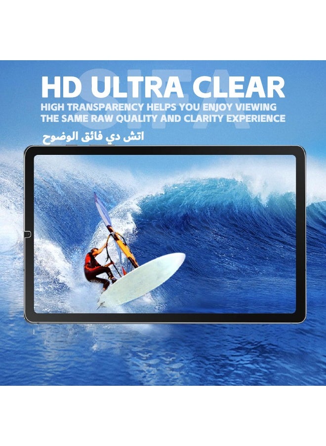واقي شاشة من قطعتين لجهاز Samsung Galaxy Tab A9، [Ultra HD] [صلابة 9H] [مضاد للخدش] [مضاد للفقاعات] شاشة زجاجية مقواة متوافقة مع قلم S لجهاز Samsung Tab A9 8.7 بوصة 2023 (مربع، عبوتان)