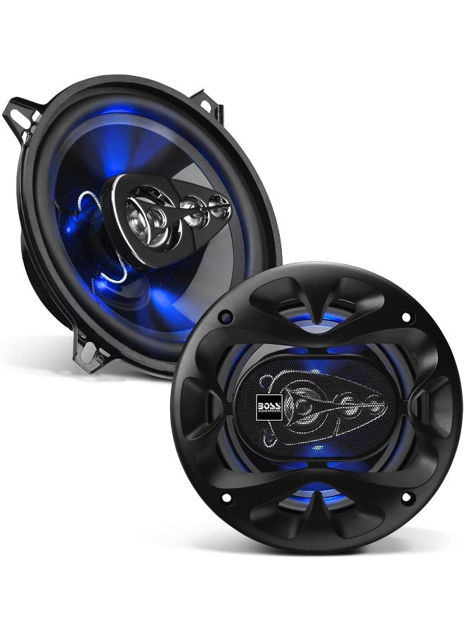 BOSS AUDIO SYSTEMS BOSS Audio Systems BE524 5.25 Inch Car Speakers - 225 Watts of Power Per Pair, 112.5 Watts Each, Full Range, 4 Way, Sold in Pairs  - Image 1
