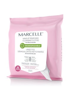 Marcelle Marcelle Biodegradable and Recyclable Hydrating Cleansing Cloths 25 Wipes 