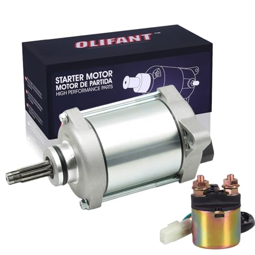 OLIFANT Starter for Honda Rancher 420 07-19 Pioneer 500 15-19/Foreman 500 12-19 Rubicon 500 15-19 31200-HP5-601 31200-HR0-F01 - Image 1