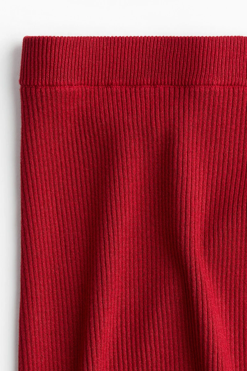 H&M Rib-knit pencil skirt