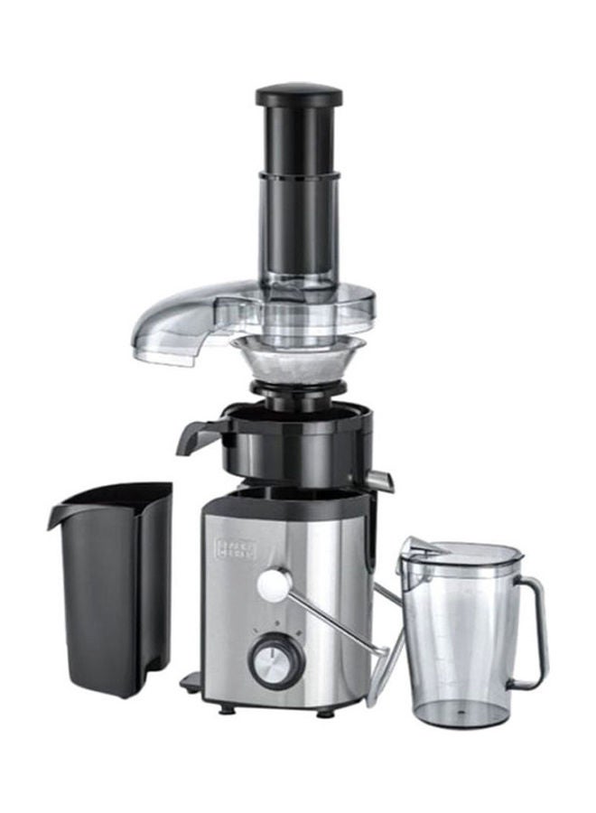 BLACK+DECKER Juicer Extractor With Sandwich Maker 800 W JE800-B5+TS4080-B5/Bundle Clear/Silver/Black - Image 1