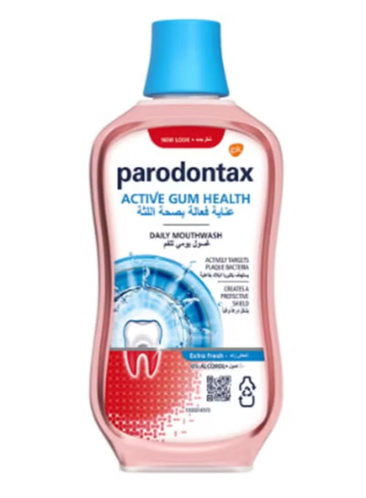 بارودونتاكس غسول الفم بالنعناع المنعش للعناية اليومية باللثة 500 مل - Image 1