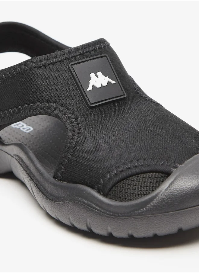 كابا Boys' Logo Detail Floaters with Hook and Loop Closure