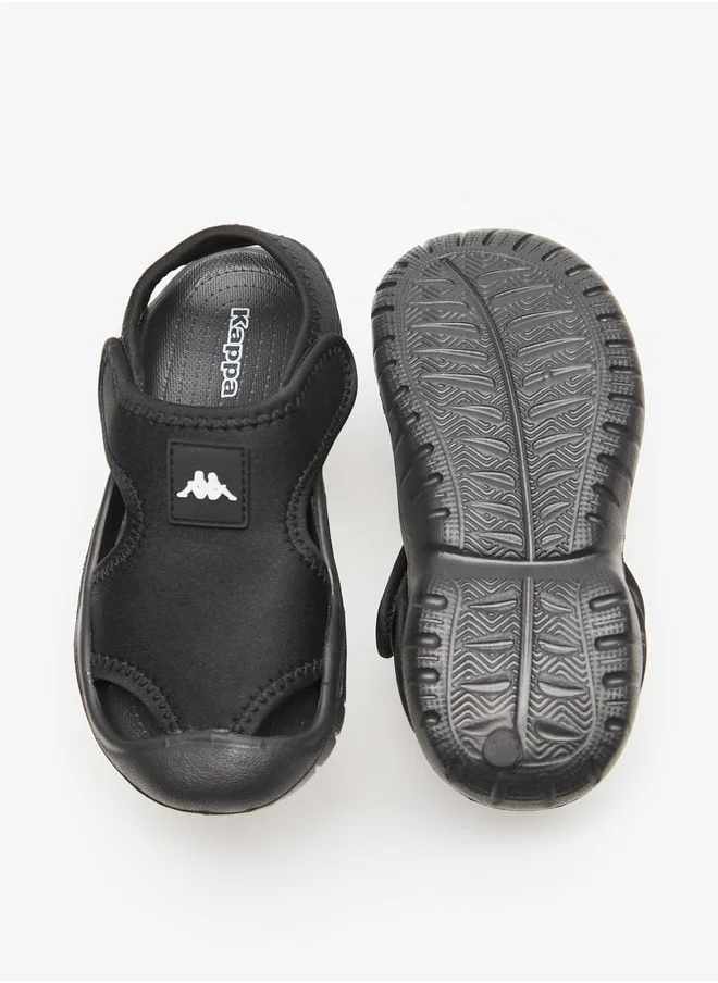 كابا Boys' Logo Detail Floaters with Hook and Loop Closure