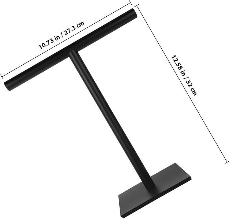 Stainless Steel Towel Rack Holder Stand for Bathroom Kitchen Countertop Stable Flat Base - Image 3