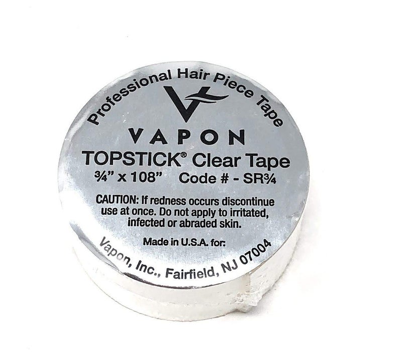 Topstick Clear Double Sided Medical Grade Adhesive Tape Roll 3/4" x 108"