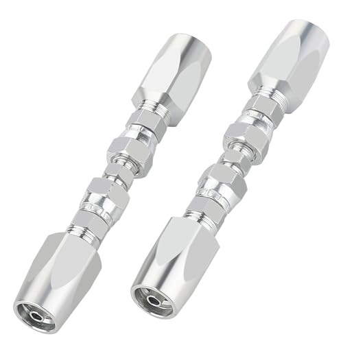 ANCIMOON 2PCS 14 Reusable Hydraulic Hose Repair Fittings for Size 04 Single Wire Hose - Image 1