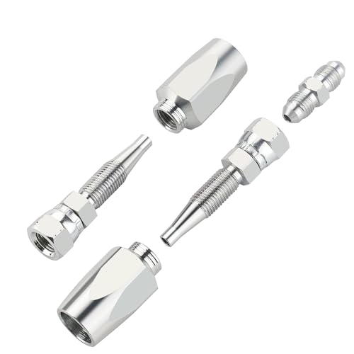 ANCIMOON 2PCS 14 Reusable Hydraulic Hose Repair Fittings for Size 04 Single Wire Hose - Image 3