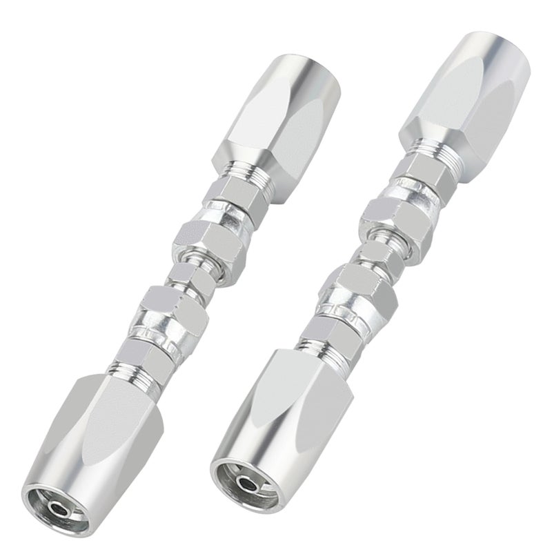 ANCIMOON 2PCS 14 Reusable Hydraulic Hose Repair Fittings for Size 04 Single Wire Hose - Image 2
