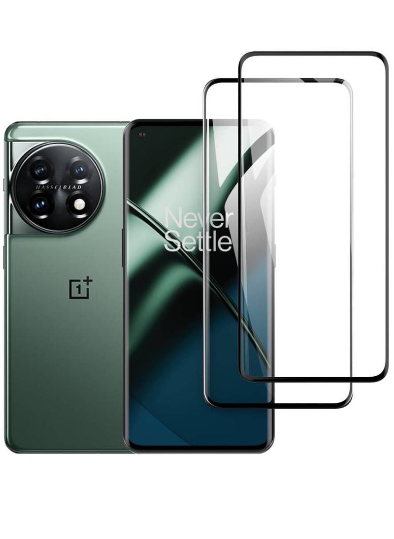 yopah - 2 Pack 9H Full Coverage Tempered Glass Screen Protector For OnePlus 11 - Image 1