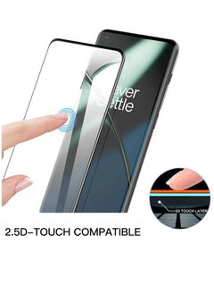 yopah 2 Pack 9H Full Coverage Tempered Glass Screen Protector For OnePlus 11  - Image 4