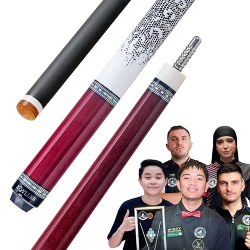 KONLLEN Carbon Fiber Pool Cue AXA Series Handmade Inlay Cues Stick for TournamentLevel Competitions Low Deflection Pool Stick for Professional Players Accurate Stable Easy to Control - Image 1