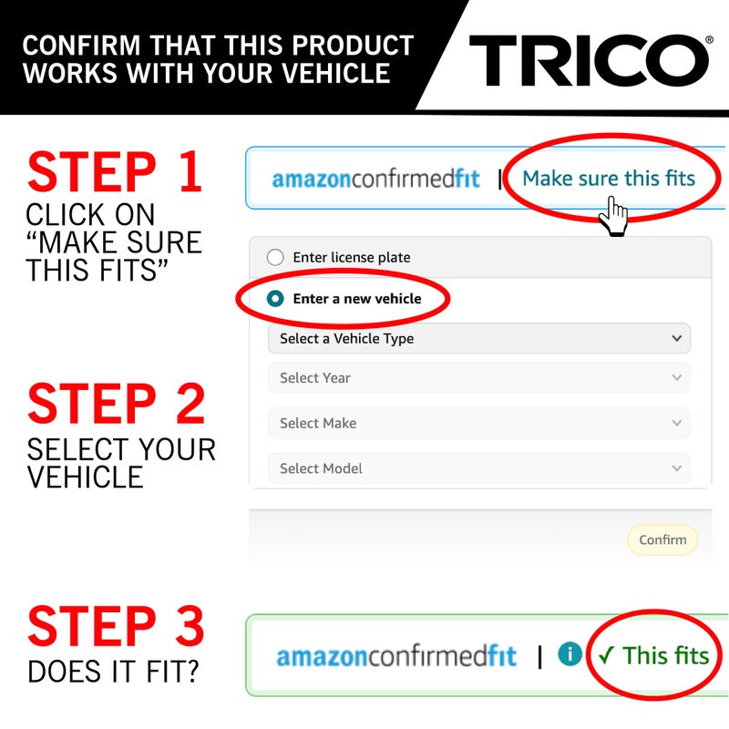 TRICO Diamondâ„¢ (25-2618) 26 Inch & 18 inch pack of 2 High Performance Automotive Replacement Windshield Wiper Blades For My Car Super Premium All Weather Beam Blade for Select Vehicle Models - Image 4