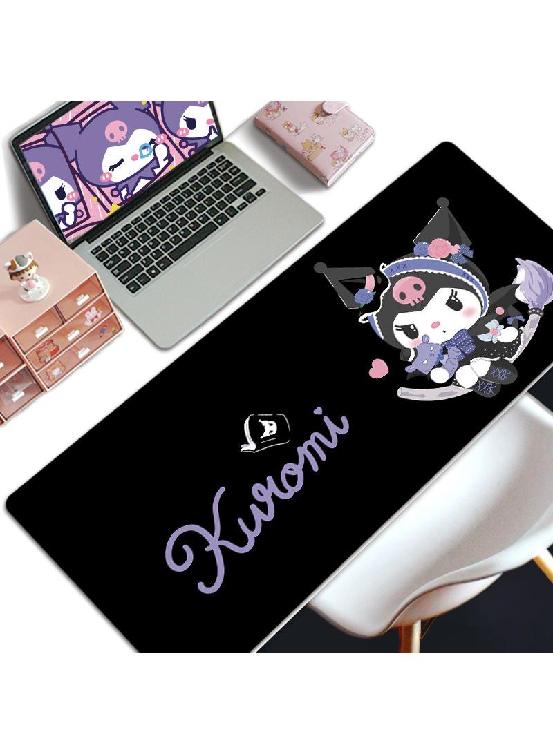 Y&D Kuromi Girls Gift Gaming Mouse Pad Extended Large Mat Desk Pad Stitched Edges Mousepad Long Mouse Pad And Non-Slip Rubber Base Mice Pad 800X300X4mm - Image 1