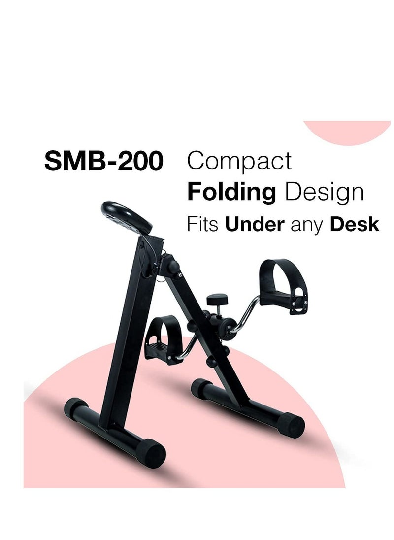 Sparnod Fitness - Sparnod Fitness SMB-200 Cycle Pedal Exerciser with Adjustable Resistance - Suitable for Light Exercise of Legs, Arms, and Physiotherapy at Home - Image 1