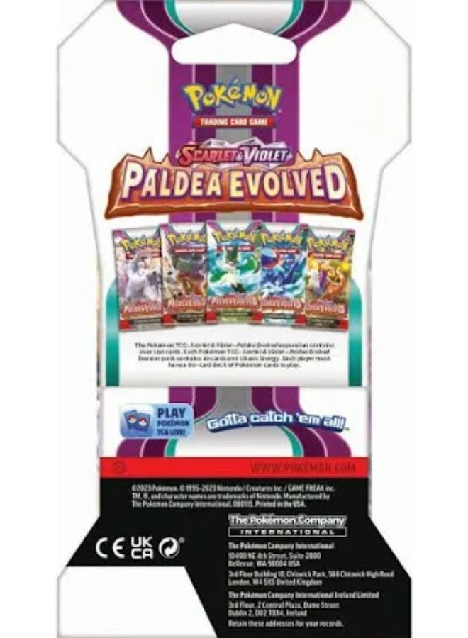 Pokemon TCG: Scarlet and Violet Paldea Evolved Sleeved Booster - Image 5