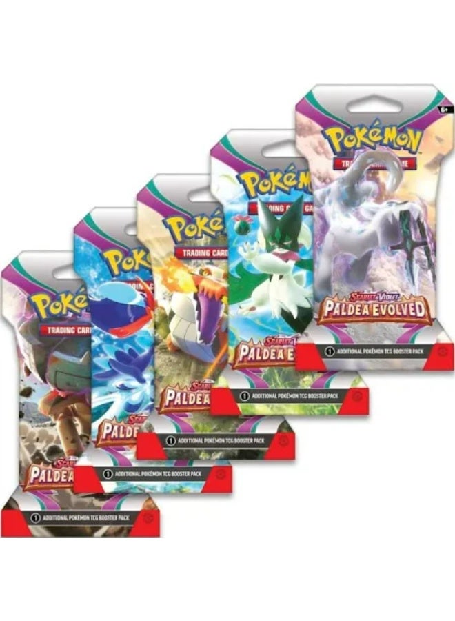 Pokemon TCG: Scarlet and Violet Paldea Evolved Sleeved Booster - Image 1