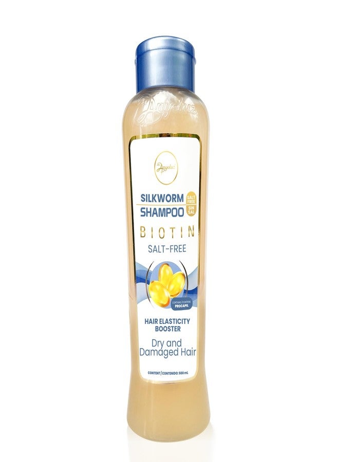 ANYELUZ Silkworm Shampoo, Enhances Hair Elasticity, Softness, Strength, and Natural Shine, Protects Hair from Dehydration, For Dry Hair - Image 1