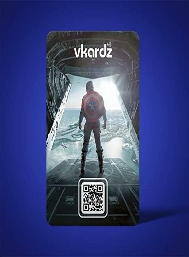 vkardz Superhero - Captain America NFC Digital business Card - Image 3