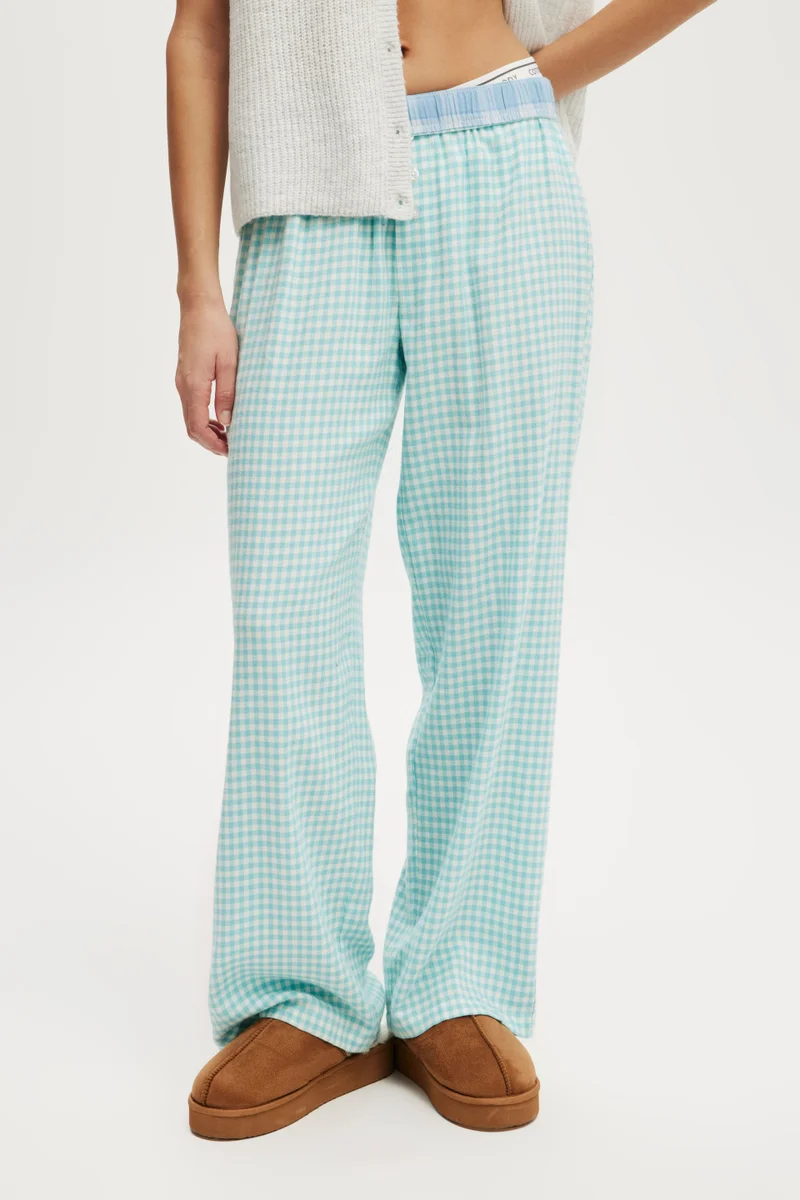 Body FLANNEL WIDE LEG PANT