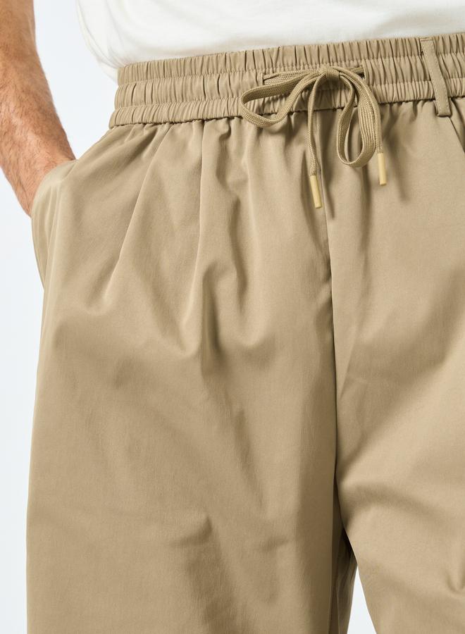 ستايلي بنطلون رياضي واسع بخصر قابل للتعديل وحافة مفتوحة - Image 3