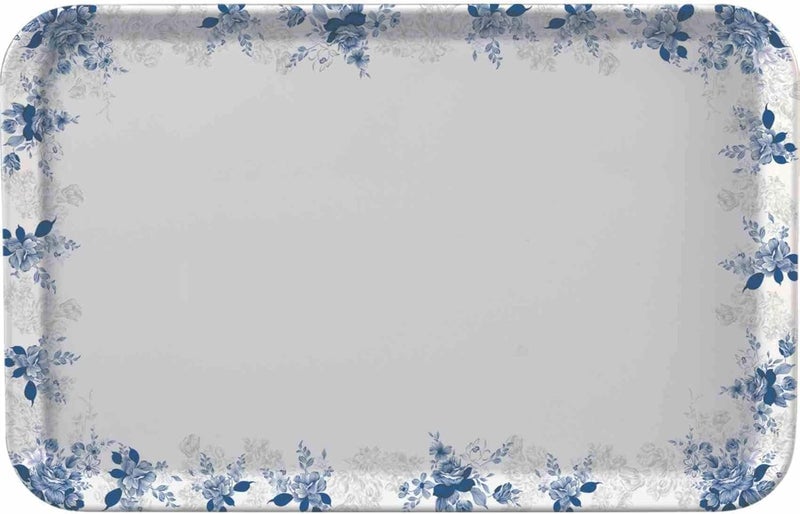 Servewell Melamine Comfort Tray Medium Rose Garden 30X19Cm