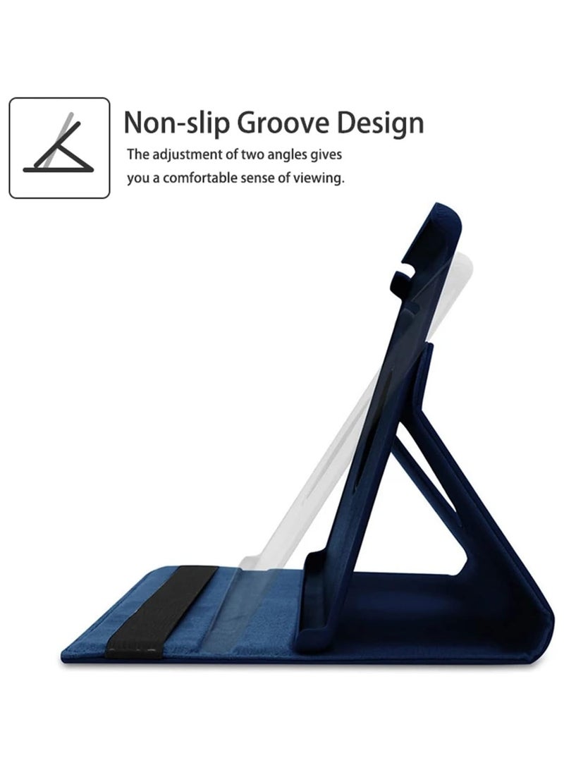 VKL Case Compatible with Huawei MatePad SE Case 10.4 inch 2022 Released Multifunctional Leather Cover Swivel Unique Stand Anti-Fall Auto Sleep/Wake (blue) - Image 4