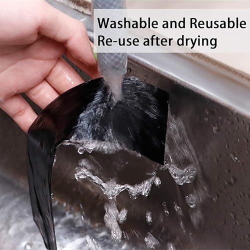 True Flair TrueFlair Anti Scratch Carbon Fibre Tape for Car | High Gloss Material | Door Sill Protector, Bumper, Edge Protection, 2 Inch X 5 M, Black Texture - Image 4