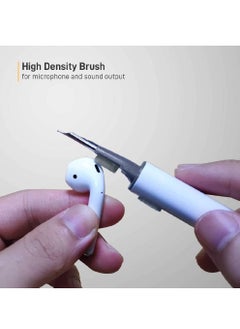 GENNEXT 3 in 1 Cleaner Kit for Airpods Pro 1 2 3 MultiFunction Cleaning Pen with Soft Brush Flocking Sponge for Bluetooth Airpods Case, Earbuds, Air pods, Earphone, Headphone Cleaning Tools  - Image 2