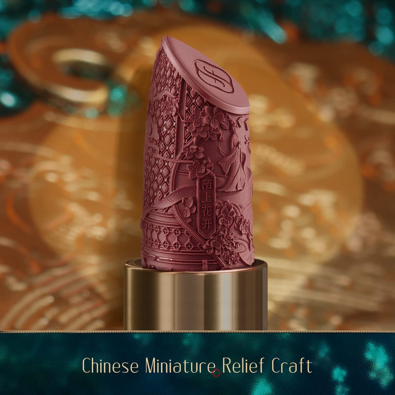 FLORASIS Blooming Rouge Love Lock Lipstick Long-Lasting Sculpting Lipstick Misty Matte Finish Lightweight Nourishing for Everyday Use (M7319 Love Remains) - Image 3