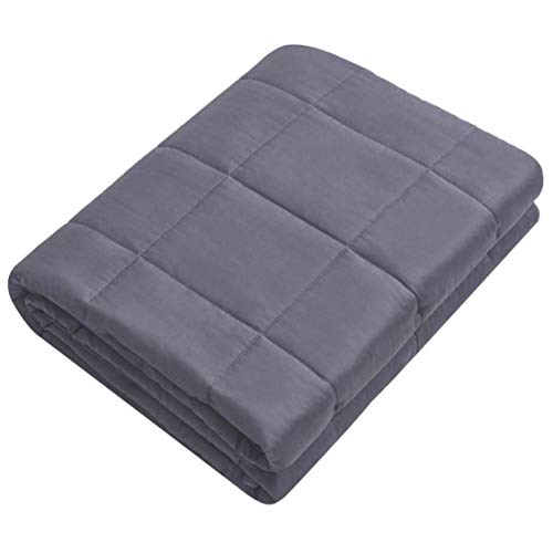Weighted Idea Weighted Blanket for Adults (Dark Grey,60"x80",20lbs) Cooling Breathable Heavy Blanket with Premium Glass Beads All-Season Soft Thick Comfort - Image 5