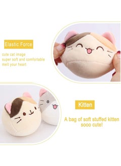 RATSAW Stuffed Throw Pillow with 8Pcs Removable Plush Kitten Dolls  - Image 3