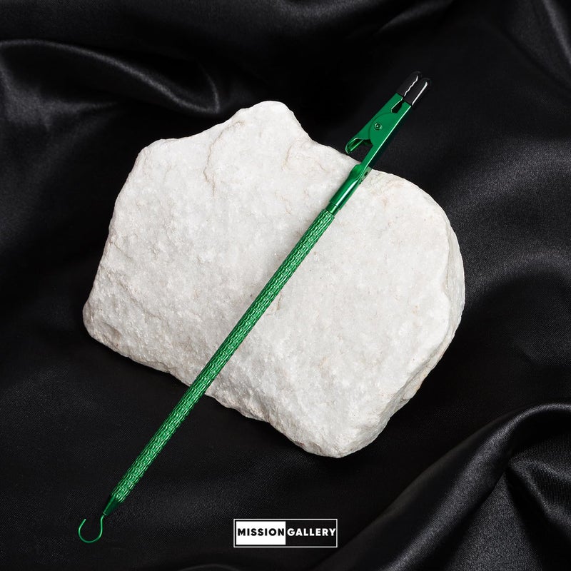 Mission Gallery Bracelet Helper Tool With Hook - Fastener Helper Tool For Bracelet  Necklace  Jewelry  Watch - Clip  Clasp Helper - Portable  Easy-To-Use  Made Of Metal - Emerald - Image 2