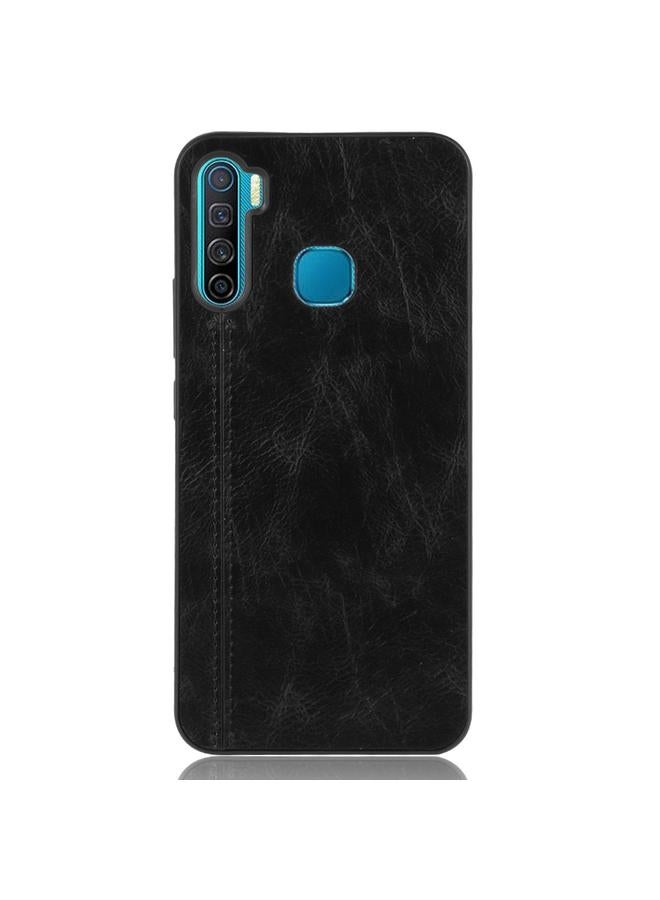 Zaboon Case For Infinix S5 / S5 Lite/ X652 Shockproof Sewing Cow Pattern Skin PC + PU + TPU Case - Image 2