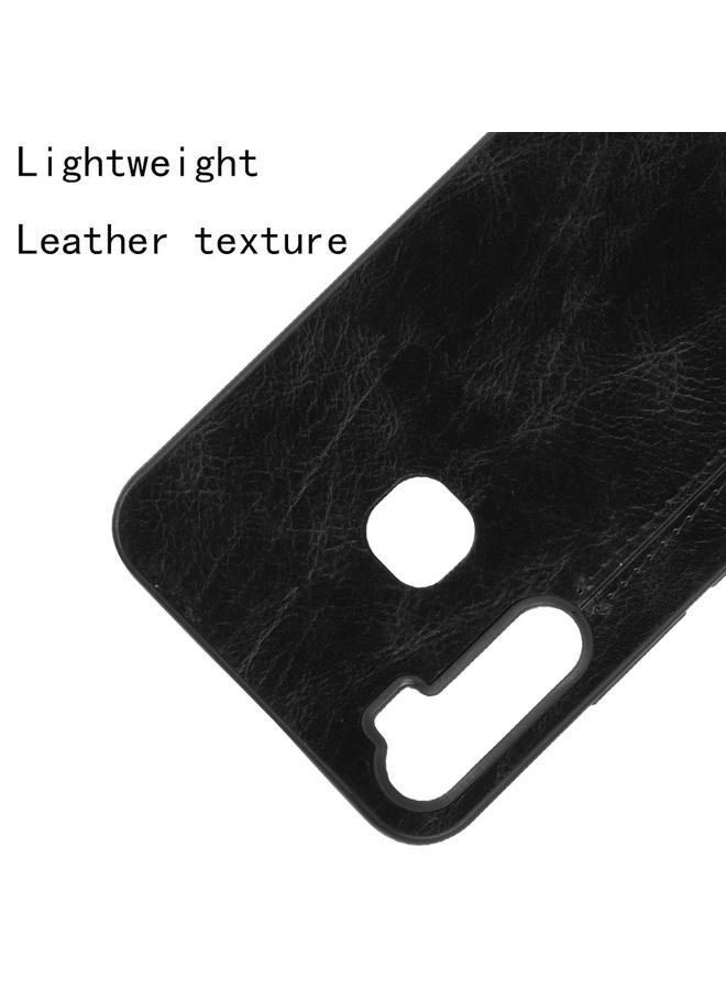 Zaboon Case For Infinix S5 / S5 Lite/ X652 Shockproof Sewing Cow Pattern Skin PC + PU + TPU Case - Image 4