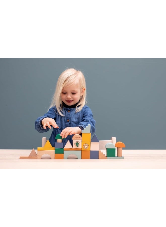 Trixie Wooden City Blocks - 31 Piece Building Set - Image 4