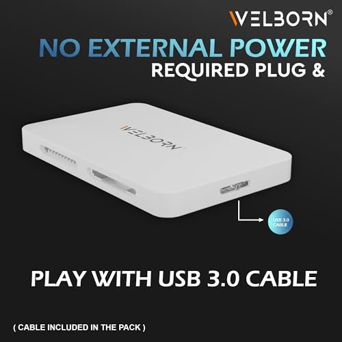Welborn High Speed 3.0 Multi Card Reader M2/Micro SD Slot : MS Micro (M2) / Micro SD/T-Flash SD mSlot: SD/SDHC/SDXC, CF Slot : Compact Flash(CF), MS Slot: Memory Stick (MS) - Image 5