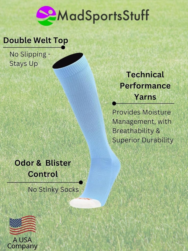 MadSportsStuff Softball or Baseball Socks and Belt Combo - Youth and Adult Sizes Boys and Girls Men and Women - Image 2