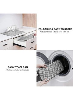 Generic Super Absorbent Dish Drying Mat Random Colors and Patterns 50*40Cm  - Image 4