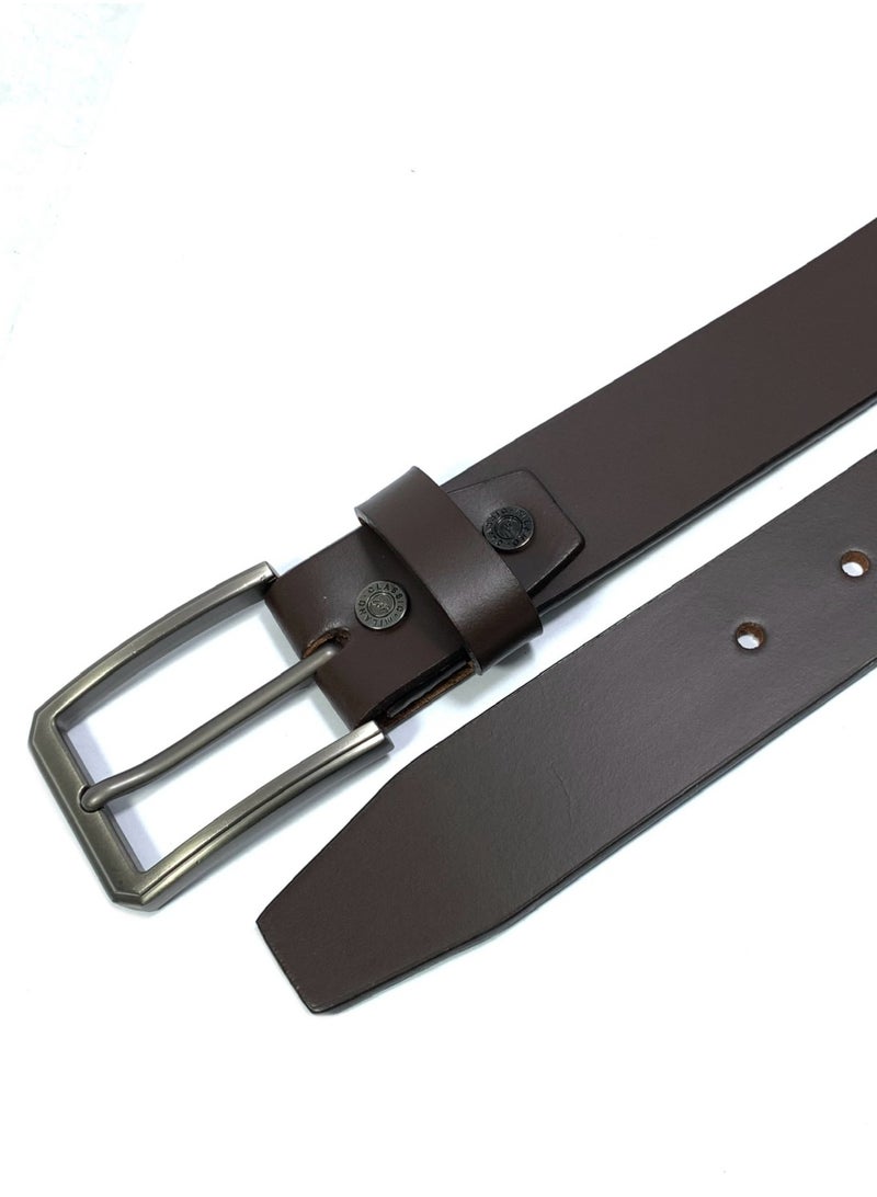 Classic Milano Genuine Leather Belt for Men – Formal & Semi-Casual Men's Belts | Stylish Party Wear Man Belt | Durable Leather Belt for Casual Outfits & Gifts - Image 2