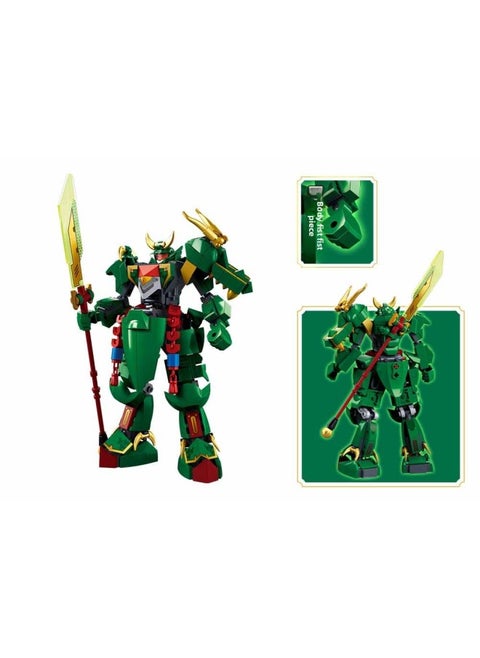 Little Luban Building B1318 ~ 1321 Three Kingdoms Guan Yu Zhang Fei Lu Bu Liu Bei Handmade Hero Mecha Assembled Toy-Color:B1319 Guan Yu-Yun Chang Wu Sheng