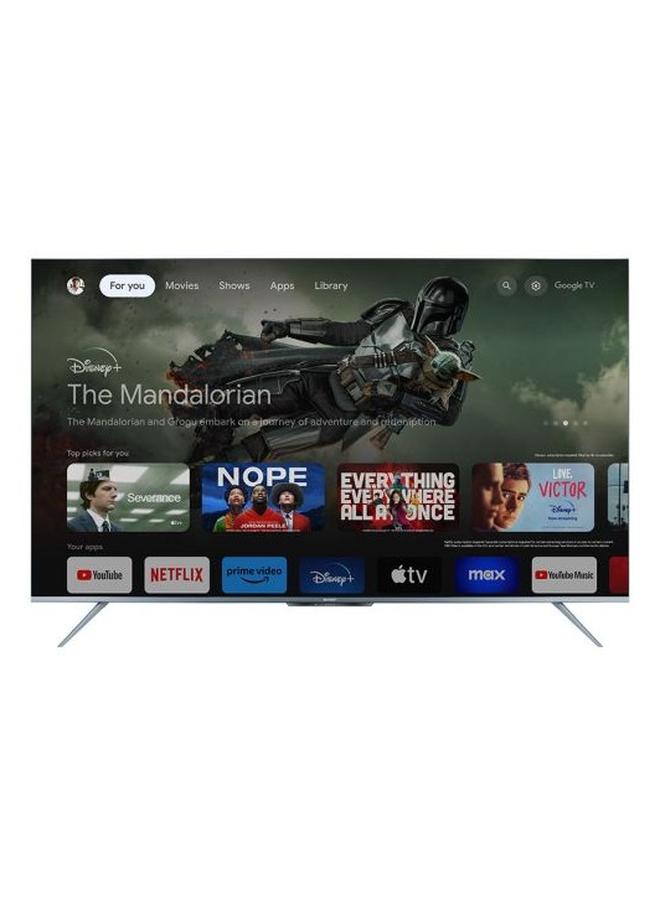 شارب 4K Smart Frameless TV 50 Inch Built-In Receiver 4T-C50FL6EX 4T-C50FL6EX Silver - Image 1