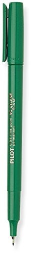 PILOT Extra Fine Point Permanent Markers, Green Ink, 12-Pack (44105) - Image 2