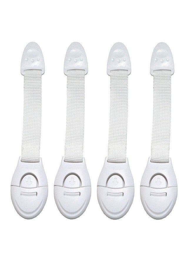 IQS Enterprise Baby Safety Door Lock safe quick easy adhesive cabinet drawer door latch Safety Locks for Drawers, Cabinets, Fridge, Cupboard Lock, Baby Proofing Strong and Adhesive Safety Locks(4 pcs) - Image 1
