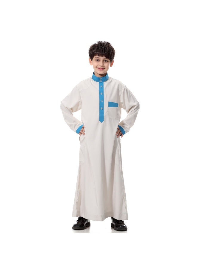 عباءة للشباب الذكور - تصميم ملون فريد يعكس الأصالة الثقافية - Image 3